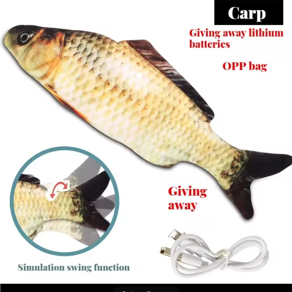 Interactive Fish Cat Toy